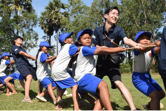 海外ボランティアの様子